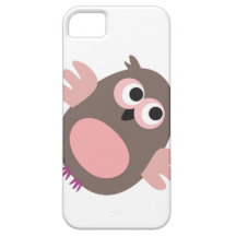 Lustige rosa Eule iPhone 5 Schutzhülle