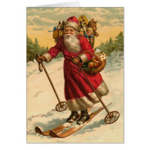 Lustige Sankt-Weihnachtskarte