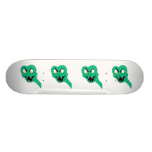 Lustige Schlangen-Karikatur Individuelle Skatedecks