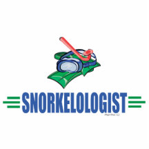 Lustige Schwimmen, Snorkel Fotoskulpturen