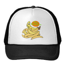 Lustige Spitzenbananen-T-Shirts Geschenke Netzkappen