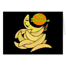 Lustige Spitzenbananen-T-Shirts Geschenke Grußkarten