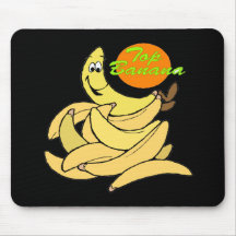 Lustige Spitzenbananen-T-Shirts Geschenke Mousepads
