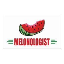 Lustige Wassermelone Visitenkarten