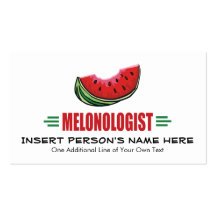Lustige Wassermelone Visitenkarten Vorlagen