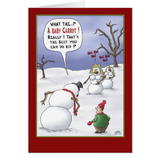 Lustige Weihnachtscartoons Grußkarten | Zazzle