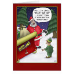 Lustige Weihnachtskarten: Klingel was?