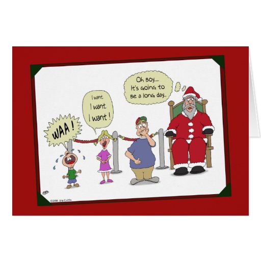 Lustige Weihnachtskarten: Langer Tag Karte | Zazzle