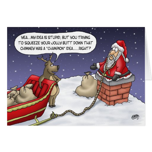 Lustige Weihnachtskarten: Lustige Idee Karte | Zazzle