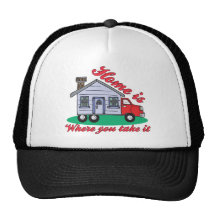 Lustige Wohnwagensiedlung-Hemden und Geschenke Baseball Mütze