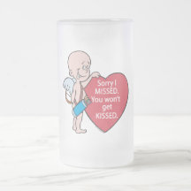 Lustiger Amor verfehlte Anti-Vday Becher Teehaferl