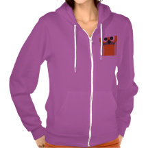 Lustiger AnstarrenCartoon-Eule Hoodie