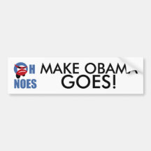 lustiger Anti-OBAMA-Autoaufkleber