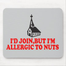 Lustiger Atheist Mauspad