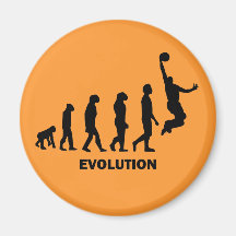 Lustiger Basketball Kühlschrankmagnet