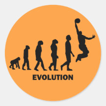 Lustiger Basketball Sticker