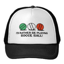Lustiger Bocce Ball Netzkappe