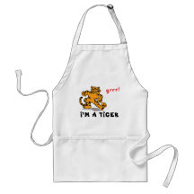 Lustiger chinesischer Tierkreis-Tiger Schürze