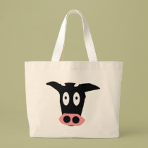 lustiger Comickuhkopf taschen