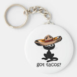 Lustiger erhaltener Tacos Schlüsselband