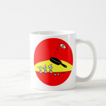 Lustiger gymnastischer Ei-Cartoon-Geschenk-Becher Tassen