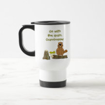 Lustiger hölzerner drehenbiber-und Heuschrecken-Ca Kaffeetasse