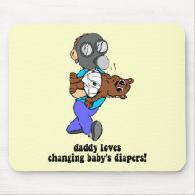 Lustiger neuer Vati Mousepads