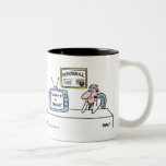 Lustiger Orthopäde-Cartoon "Gimme ein Bruch " Kaffee Haferl