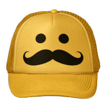 Lustiger Schnurrbart-Smiley-Hut Retro Cap