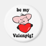 Lustiger Schwein Valentinstag Kühlschrankmagnete