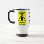 Lustiger Sicherheits-Reise-Becher Tee Haferl