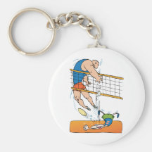 Lustiger Volleyball Schlüsselband