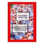 Lustiges die Türkei-Weihnachten Karte