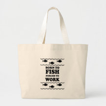 Lustiges Fischen Tragetasche