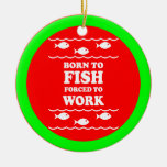 Lustiges Fischen Weihnachtsbaum Ornament