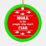 Lustiges Fischen Weinachtsornamente