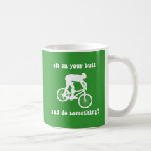 Lustiges Gebirgsradfahren Kaffee Tasse
