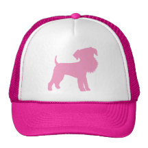 Lustiges großes HauptAiredale Terrier (Rosa) Retrokultmütze