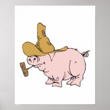 lustiges Hinterwäldlerschwein Posterdrucke