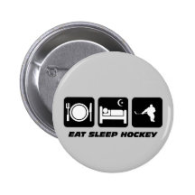 Lustiges Hockey Anstecknadelbuttons