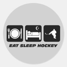 Lustiges Hockey Aufkleber