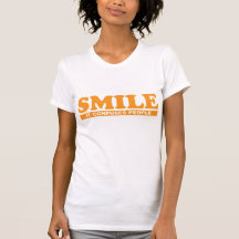Lustiges Lächeln verwirrt es Leute-T-Shirt
