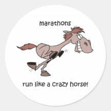 Lustiges Marathon Aufkleber