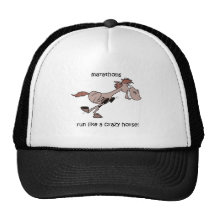 Lustiges Marathon Baseball Caps