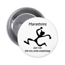 Lustiges Marathon Buttons