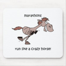 Lustiges Marathon Mauspad