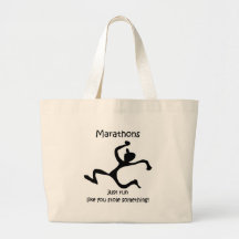 Lustiges Marathon Taschen