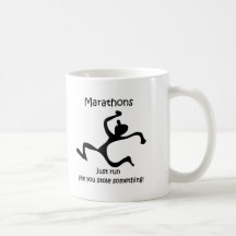 Lustiges Marathon Tee Haferl