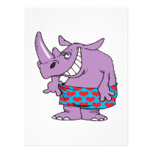 lustiges Nashorn des verlierenden Gewichts in den  Ankündigungskarten