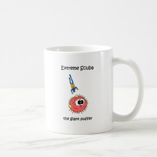 Lustiges Sporttauchen Kaffee Haferl